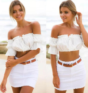 Crop Top Ruffles