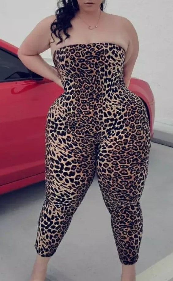 Curvy Leopard Bodysuit