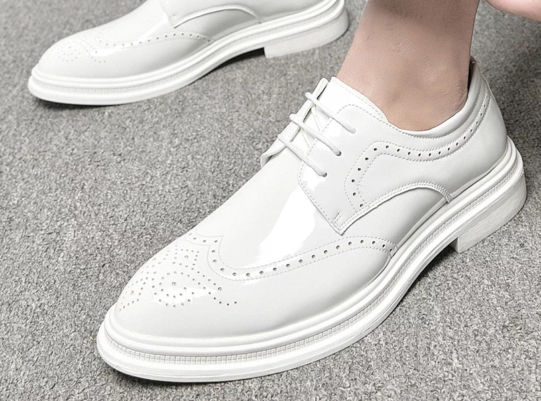 Men's Casual Wing Tip Shoes